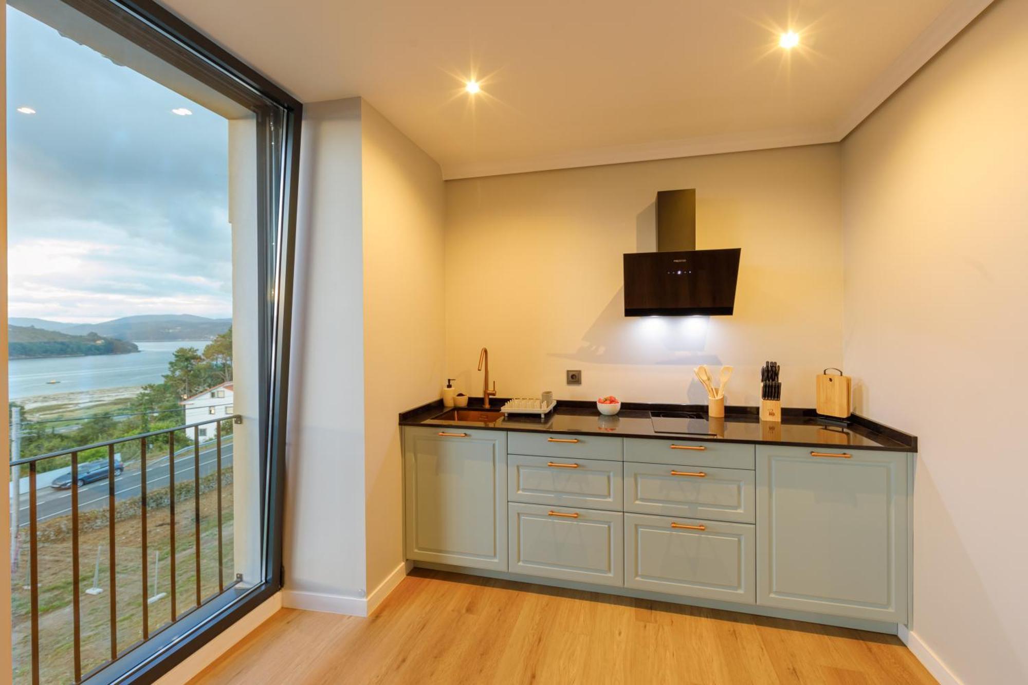 Villa Rosa Apartamentos En Casa Rural Con Vistas Panoramicas A La Ria Noia Εξωτερικό φωτογραφία